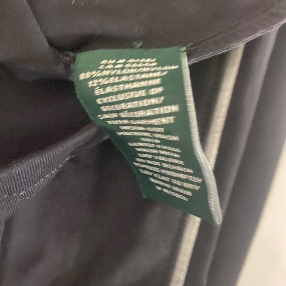 NWT Lauren Ralph Lauren Active Jacket Womens Size M Black Full-Zip Track - Picture 7 of 11